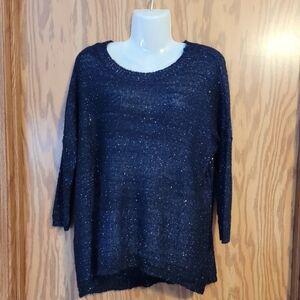 a.n.a Women's Navy Sweater Size Large